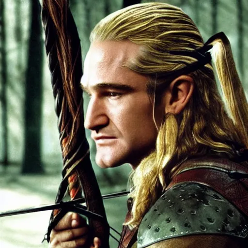 Image similar to Robin Williams as Legolas