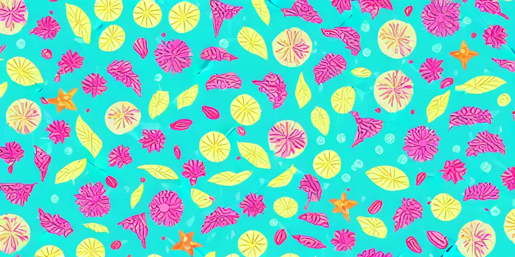 Image similar to chill summer pattern by trigger animation