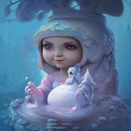 Image similar to super cute fantasy princess 3D concept by Gediminas Pranckevicius, frank frazetta style, foggy, glowing effect, beautiful detailed, chubby, face realistic, Game Art, hyper detailed, no background, Character Modeling, cartoon, cinematic, raytrace, Trend on artstation, C4D