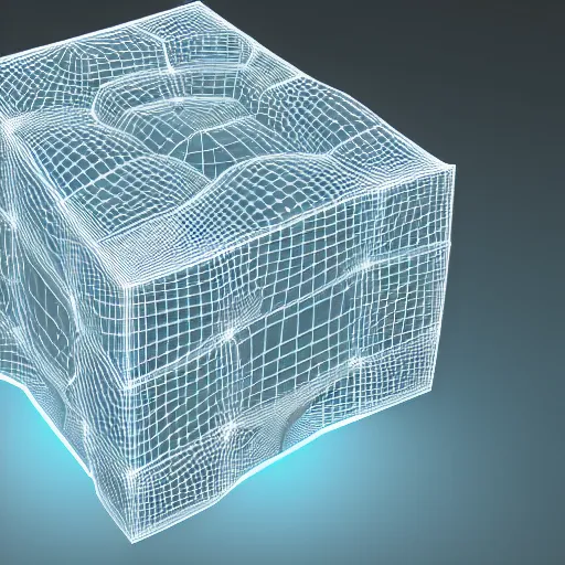 Prompt: 3d fractal render, hypercube