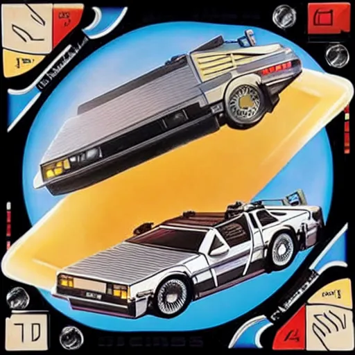 Image similar to delorean flavored parcheesi