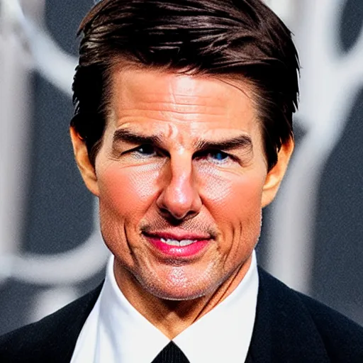 Prompt: paparazzi photo of tom cruise caught using a obviously fake mustache, wide angle, fisheye, uhd, 8 k, paparazzi, award winning