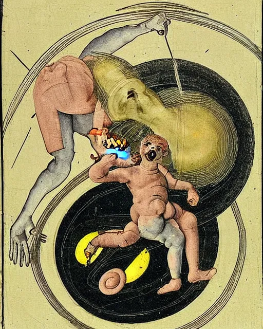 Image similar to saturn being devoured by his son