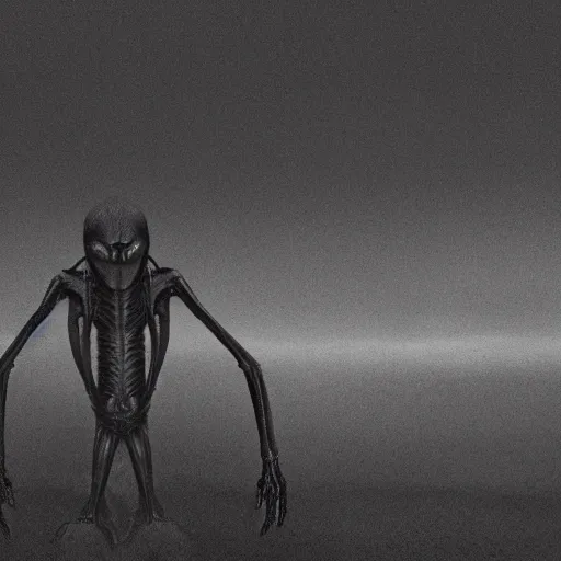 Image similar to A medium-shot, digital photo, capturing a never before seen alien creature, overcast lighting, 2018 photo from alien magazine