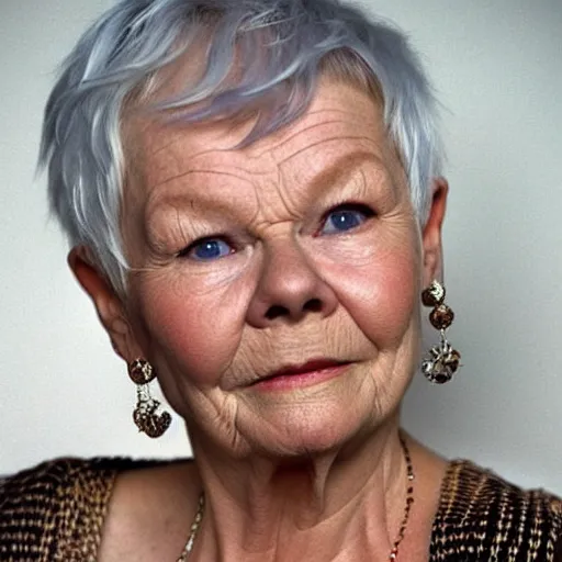 Image similar to judy dench as god