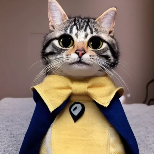 Prompt: an female cat dressed up as a karen
