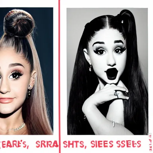 Image similar to portait of ariana grande, by dr seuss