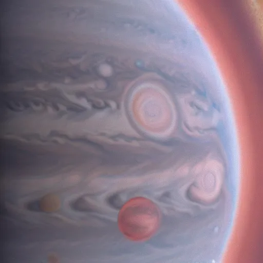 Image similar to a photo taken from inside of jupiter's atmosphere from the surface