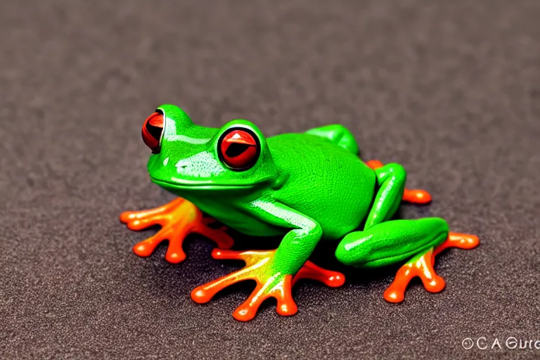 Prompt: toy frog, california, in 2 0 1 5, perfect focus, hyper detailed 5 5 mm 8 5 mm, toy photography, made out of plastic