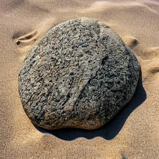 Image similar to a beautiful rock on the beach