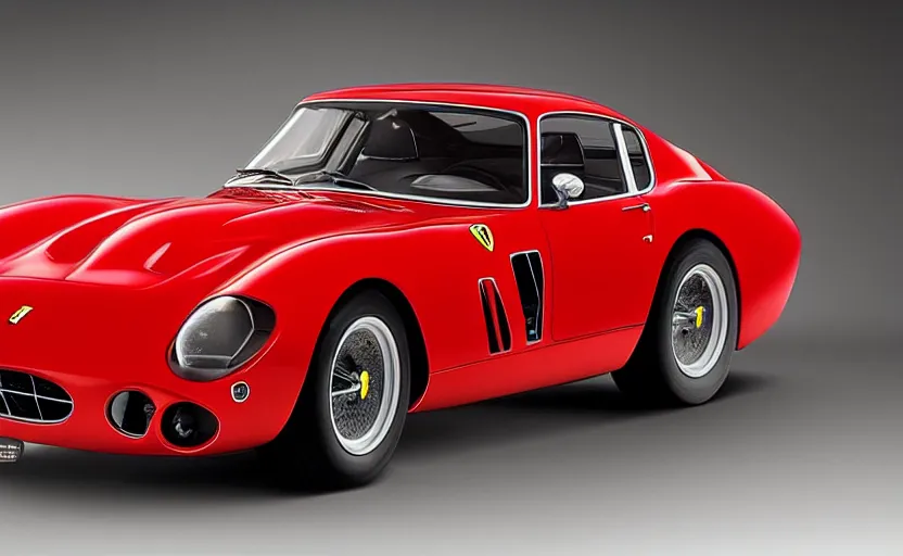 Image similar to “A 2025 Ferrari 250 GTO Concept, studio lighting”