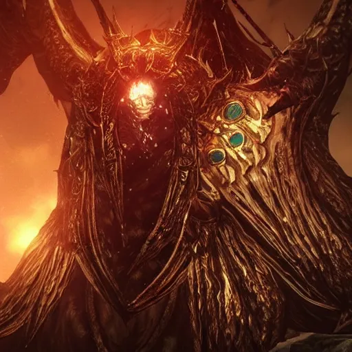 Image similar to elden ring dlc boss