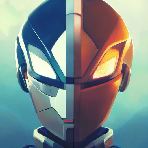 Image similar to face icon stylized minimalist robotech, loftis, cory behance hd by jesper ejsing, by rhads, makoto shinkai and lois van baarle, ilya kuvshinov, rossdraws global illumination