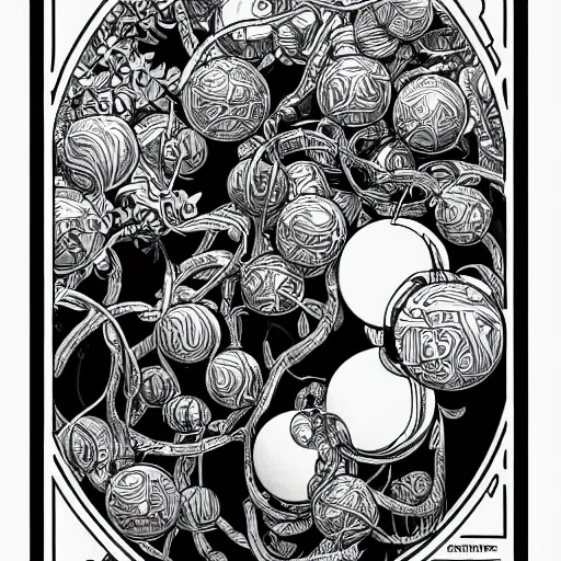 Prompt: clean simple line art of a bubble bobble, no background. well composed, clean coloring book page. coloring book line art by artgerm and greg rutkowski and alphonse mucha