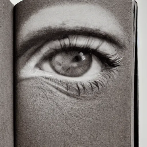 Image similar to a book of eyes