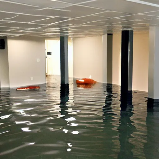 Image similar to flooded basement,