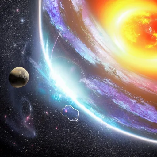 Image similar to a black hole dematerializing planet earth
