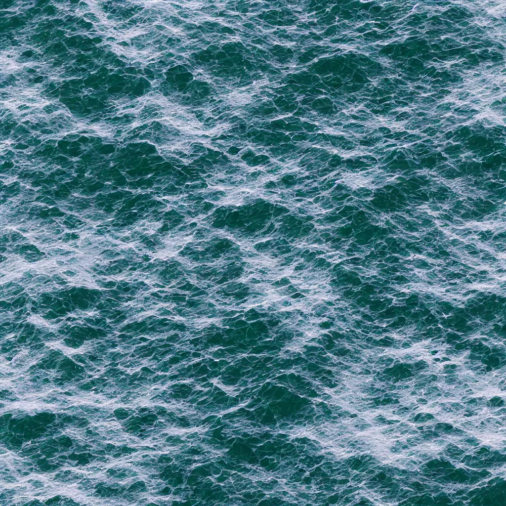 Image similar to “ an ultra detailed oil painting of a 3 d volumetric grid, a displacement map of ocean waves extrudes the grid shapes radially from center, solid geometric shapes travel along the y axis at varied sizes and interact with the waves where they meet, volumetric lighting, soft shadows, ray tracing, octane render, monochromatic, blender 3 d, 8 k ”