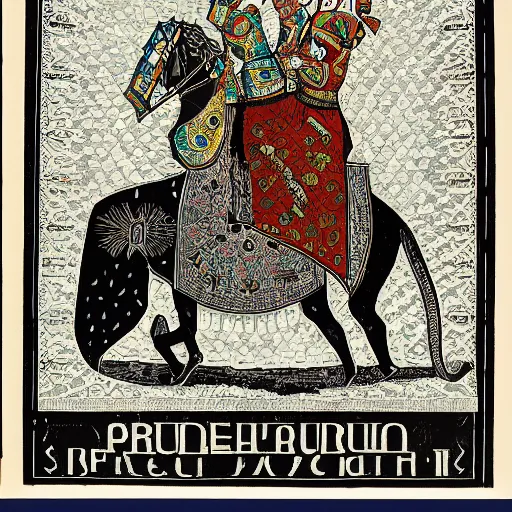 Image similar to propaganda image of 3 persian knights on top of a pile of ruble, illustration, beautiful