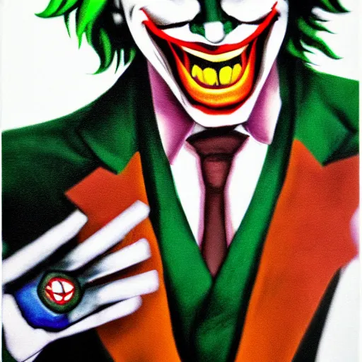 Prompt: a nerdy joker