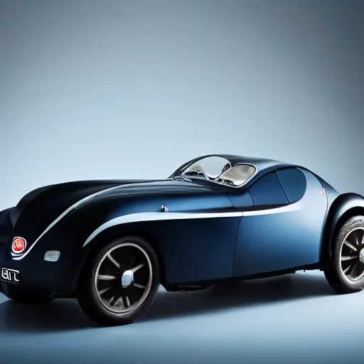 Image similar to a 2 0 2 5 bugatti type 5 7 sc atlantic concept, studio lighting