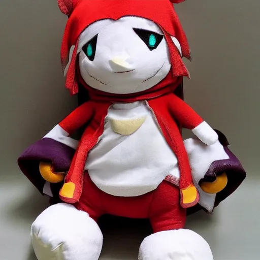 Prompt: cute fumo plush of an RPG healer class