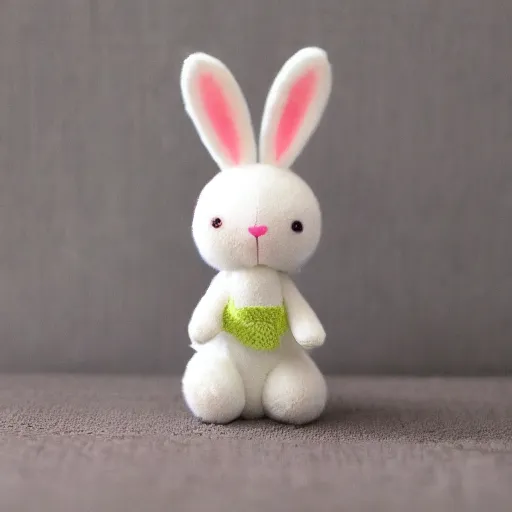 Image similar to a toy that look like a cute bunny