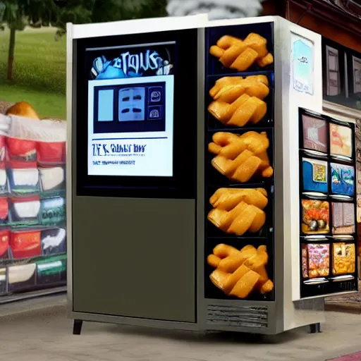 Image similar to Potato vending machine