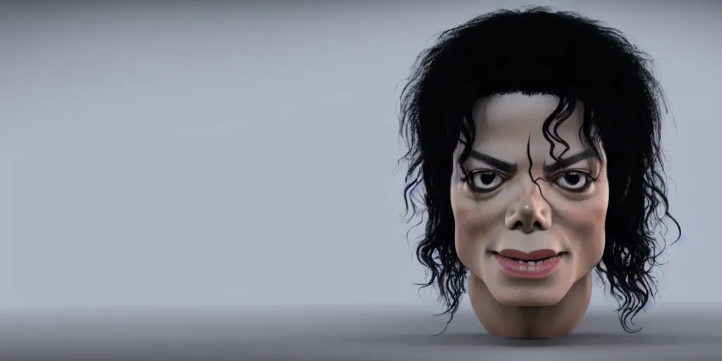 Prompt: Michael Jackson with a deformed face, award winning. Octane render, 4k, unreal 5, very detailed, hyper control-realism.