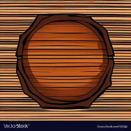 Image similar to wooden bowl, side view, sawblade, vector art