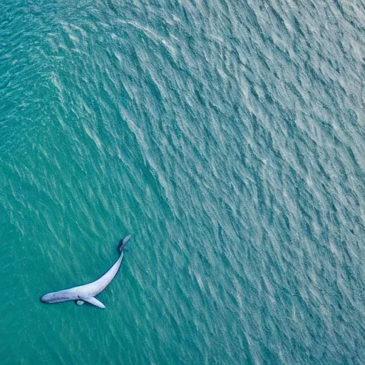 Image similar to a photo of the ocean and a blue whale coming up for air photography high - quality beautiful