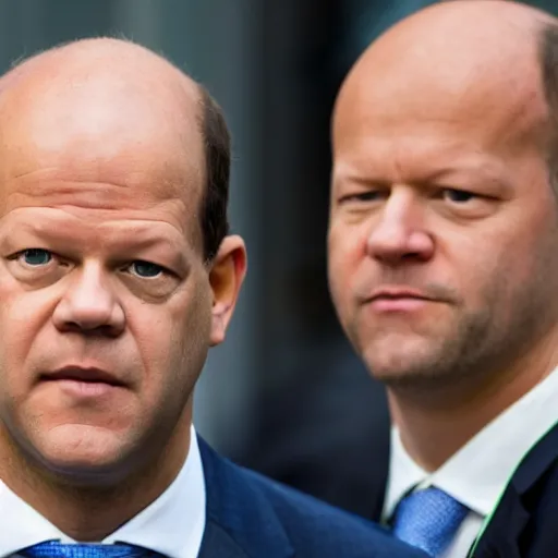 Prompt: olaf scholz taking responsibility