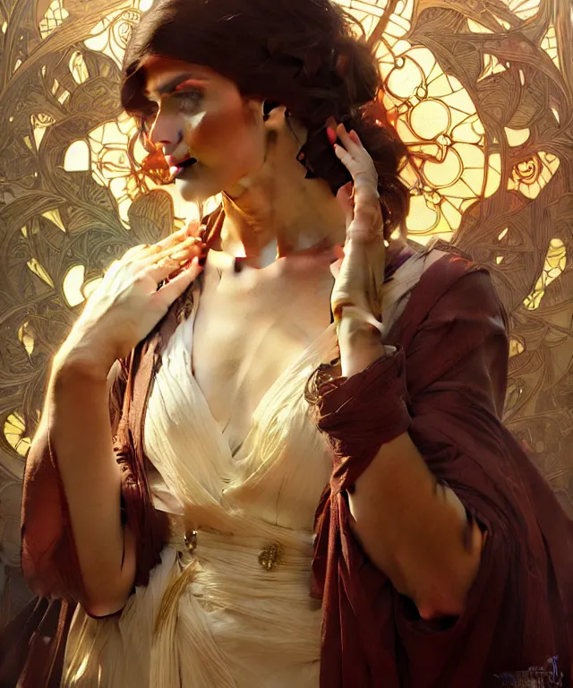 Image similar to a manipulative preacher, portrait, intricate, elegant, highly detailed, digital painting, artstation, concept art, smooth, sharp focus, illustration, art by artgerm and greg rutkowski and alphonse mucha