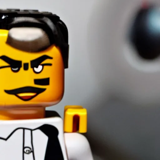 Image similar to Ben shapiro as a Lego man