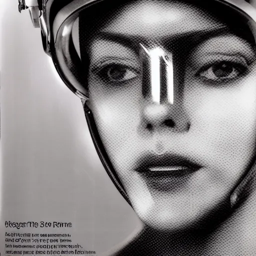 Image similar to beautiful extreme closeup portrait photo in style of frontiers in human deep diving helmet science fashion magazine September retrofuturism edition, highly detailed, soft lighting