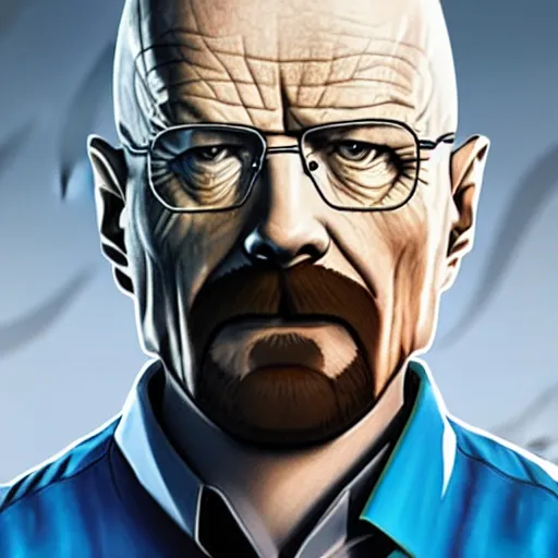 Prompt: walter white in overwatch