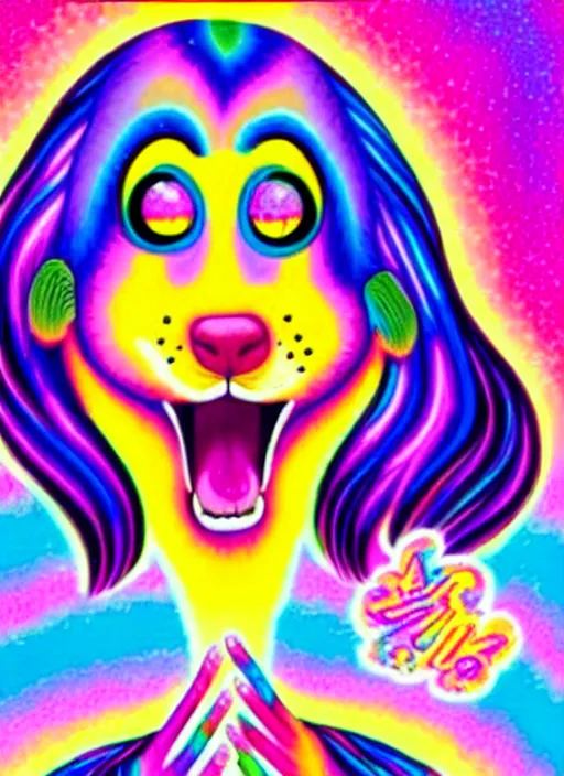 Image similar to a cursed lisa frank illustration