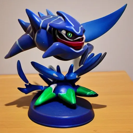 Image similar to kyogre pokemon as a warhammer tabletop figurine t