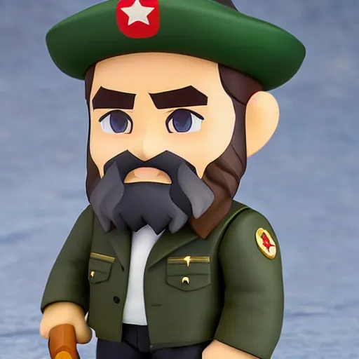 Prompt: fidel castro nendoroid