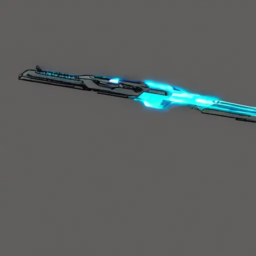 Image similar to concept art blueprint halo new plasma rifle