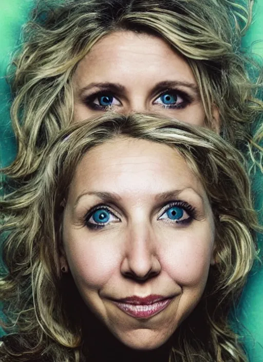 Image similar to award winning photo of Sarah Chalke, by David LaChapelle