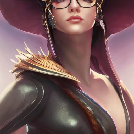 Prompt: perfectly - centered - portrait of vayne from league of legends, intricate, highly detailed, digital painting, artstation, concept art, smooth, sharp focus, illustration, unreal engine 5, 8 k, art by artgerm and greg rutkowski and alphonse mucha