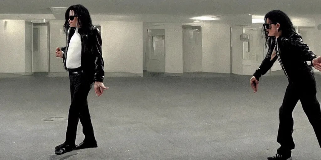 Image similar to michael jackson alone, by himself 2 0 0 9 style wearing shades alive in 2 0 2 2, alone, this is it style, photo real, motion blur, walking, by himself, real life, spotted, sighting, rare, ultra realistic accurate face, caught in 4 k, movie still, uhd, sharp, detailed, cinematic, render, modern