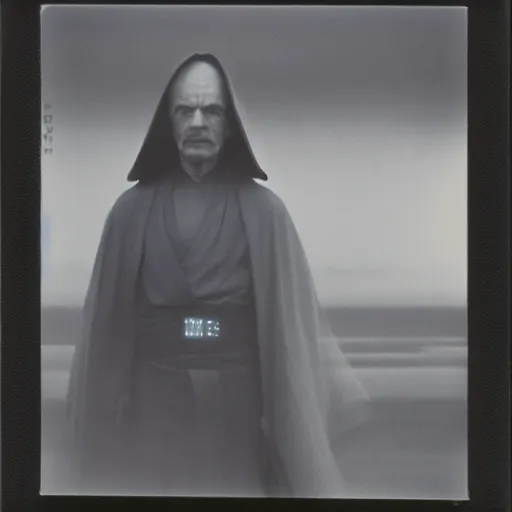 Image similar to polaroid of a jedi by Tarkovsky