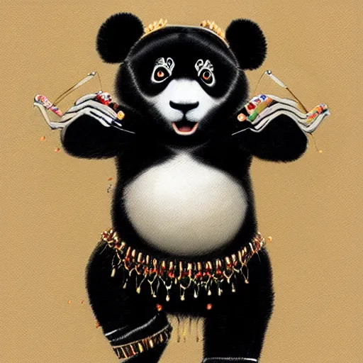 Score Yoga Bear - Panda by ivejustquitsmoking on Threadless