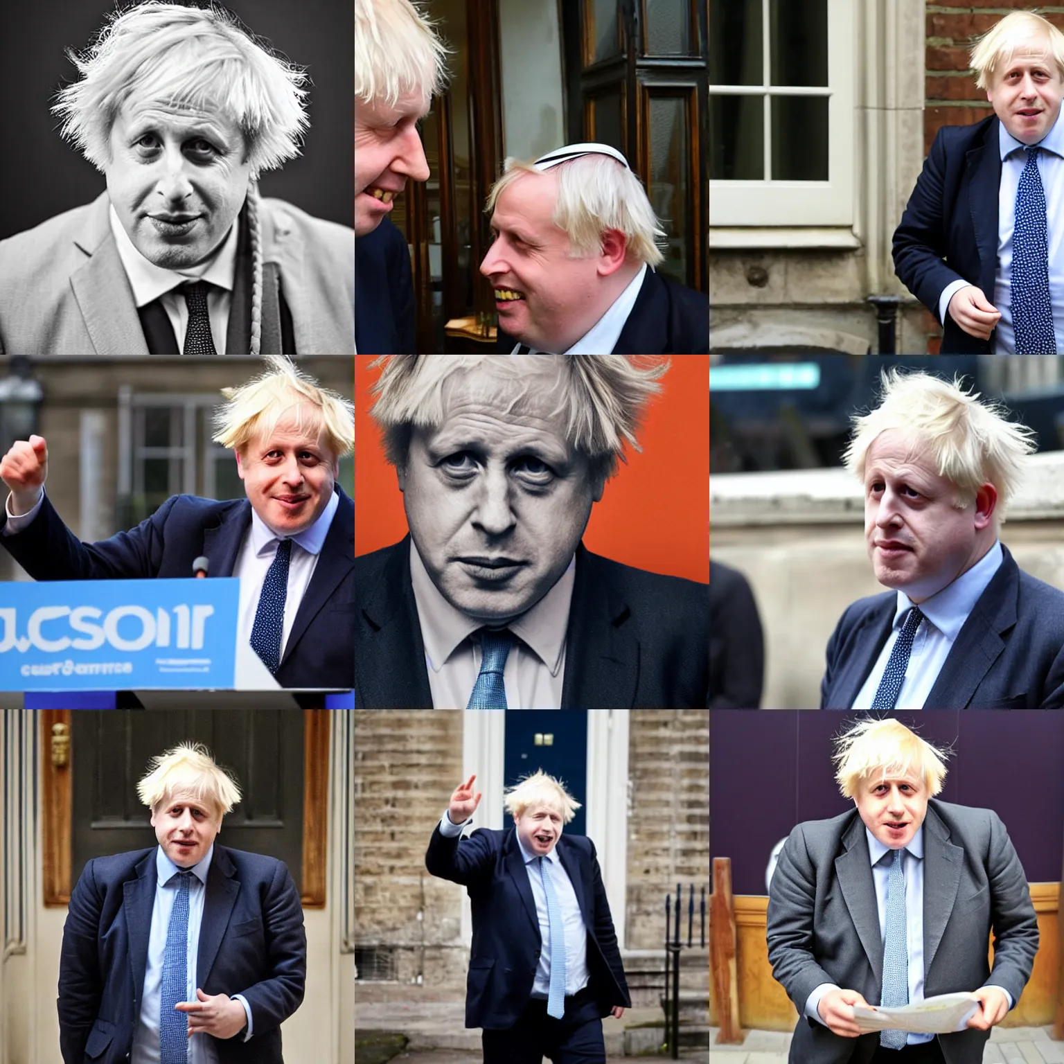 Prompt: jewish boris johnson