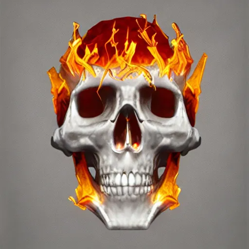 Image similar to fire crystal skeleton