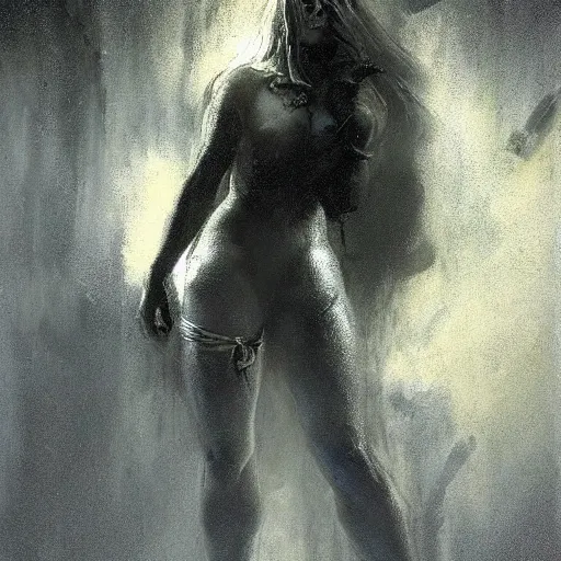 Prompt: ranni the witch, hyperrealistic full figure, bladerunner street alley, art of elysium by frank frazetta and by jeremy mann and by alphonse mucha, fantasy art, photo realistic, dynamic lighting, artstation, full figure poster, volumetric lighting, very detailed face, 4 k, award winning