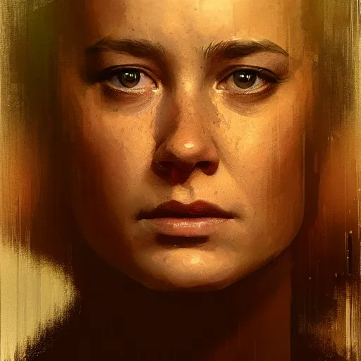 Prompt: brie larson, hyperrealistic portrait, bladerunner street, art of elysium by jeremy mann and alphonse mucha, fantasy art, photo realistic, dynamic lighting, artstation, poster, volumetric lighting, very detailed face, 4 k, award winning