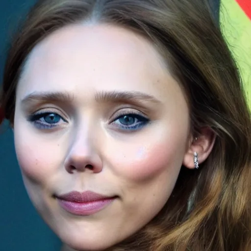 Image similar to elizabeth olsen mixed with scarlett johansson